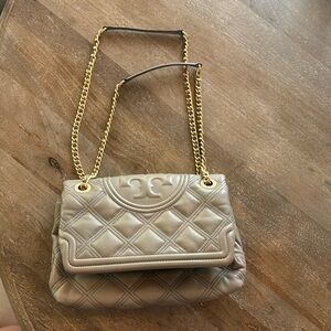 Tory Burch Grey Harron Fleming Bag